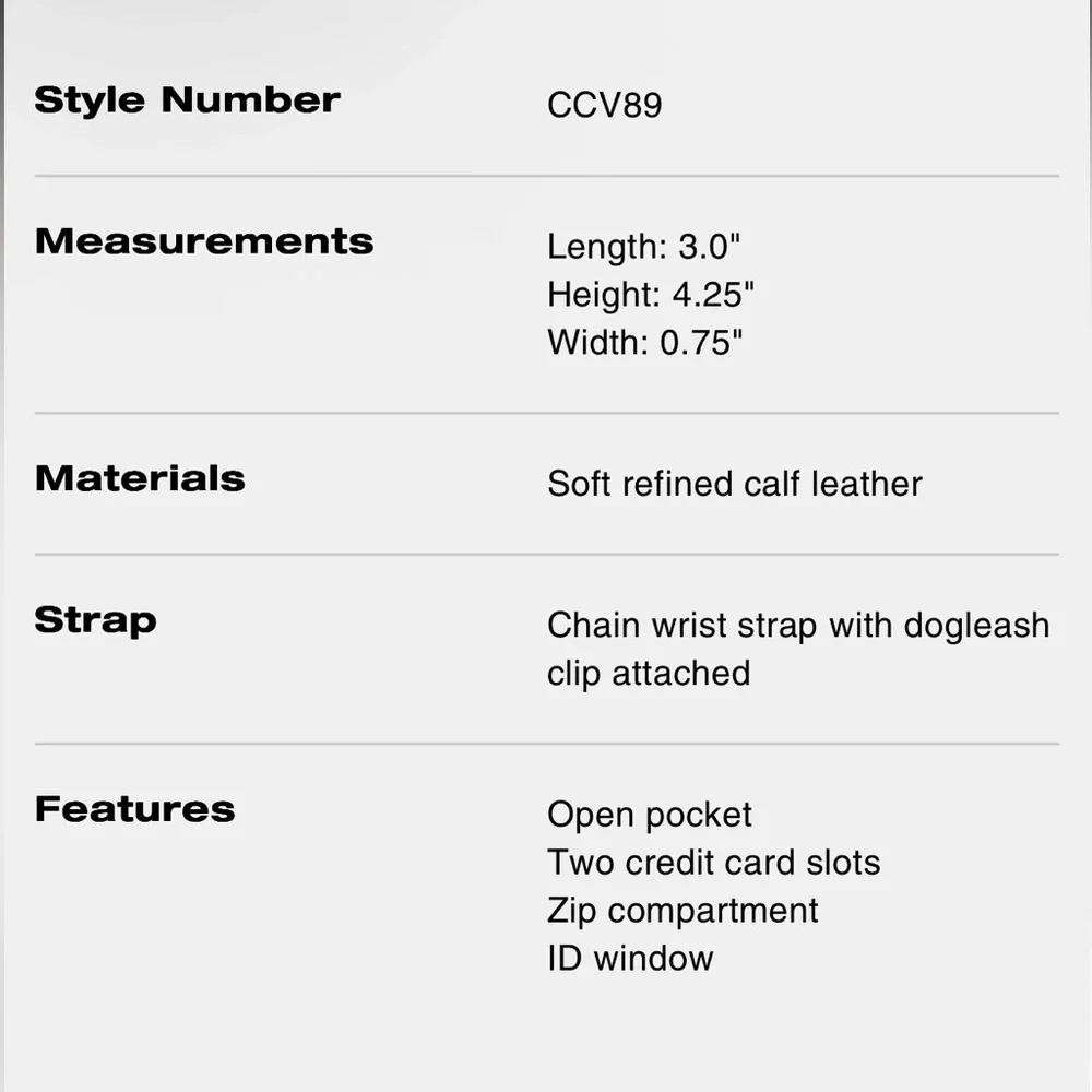 Coach zip card case - Picture 6 of 6